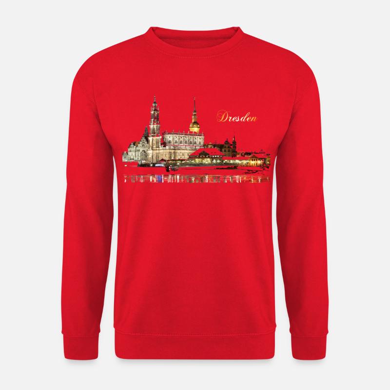 Dresden - Unisex Pullover - Rot