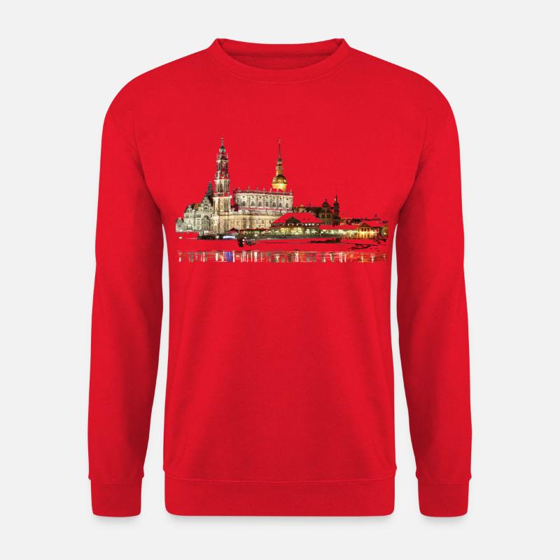 Dresden - Unisex Pullover - Rot