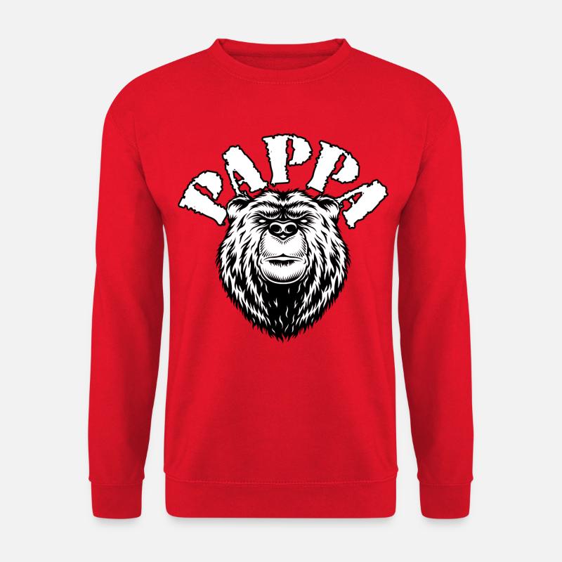Pappa Björn - Unisex Pullover - Rot