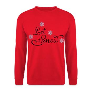 Funny gifts for Christmas - Unisex Sweatshirt - red - Front - Alina (178cm) & Michal (187cm)