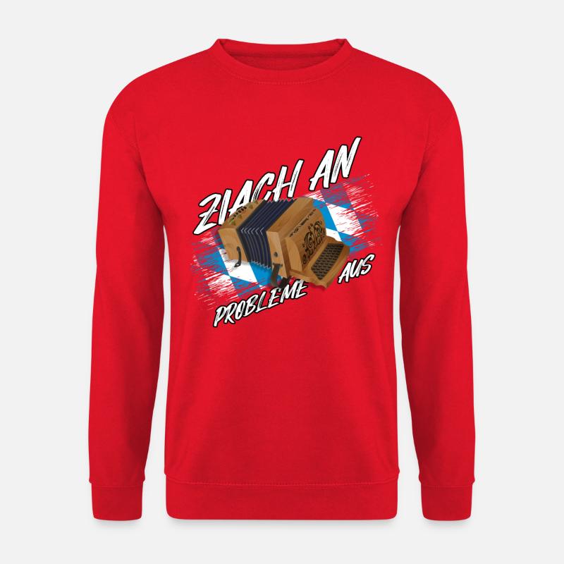 Ziach AN - Probleme AUS | ZiachON! - Unisex Pullover - Rot