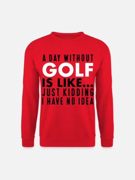 Golf - Sweat-shirt Unisexe - rouge