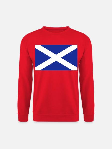 Schottland-Flagge - Unisex Pullover - Rot