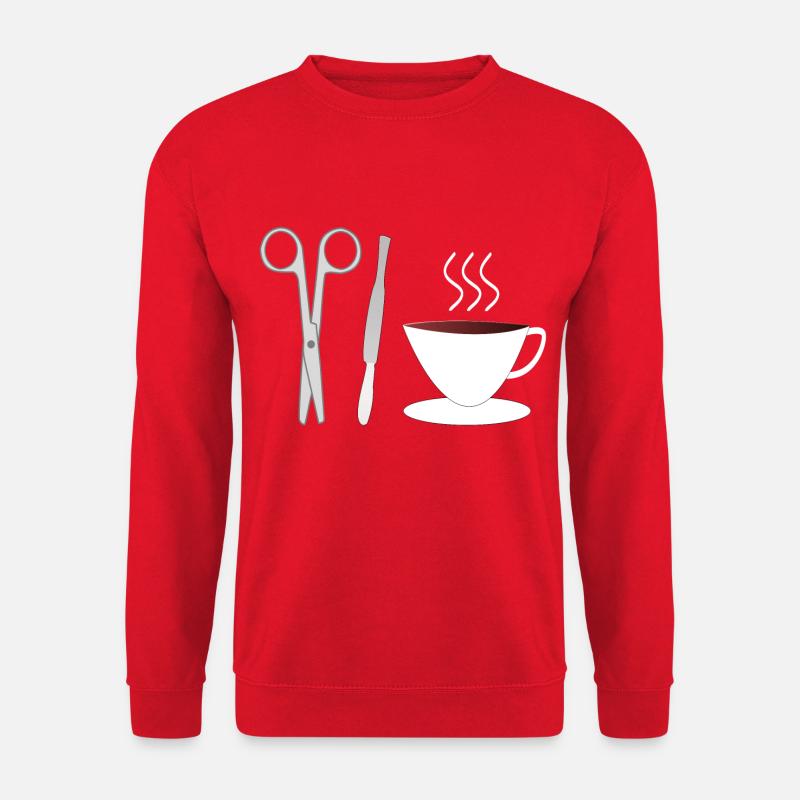 Chirurg Chirurgin Chirurgie OP Kaffee Geschenk - Unisex Pullover - Rot