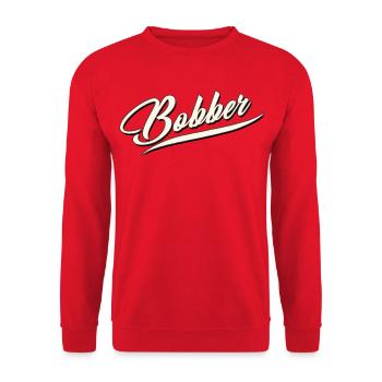 bobber chopper biker autocollant de croisière autocollant - Sweat-shirt Unisexe - rouge - Devant - Alina (178cm) & Michal (187cm)