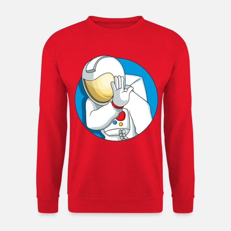Schüchterner Astronaut - Unisex Pullover - Rot