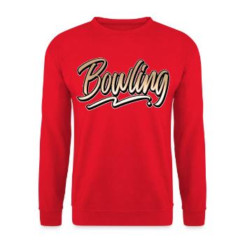 Bowling - Unisex Pullover - Rot - Vorne - Alina (178cm) & Michal (187cm)