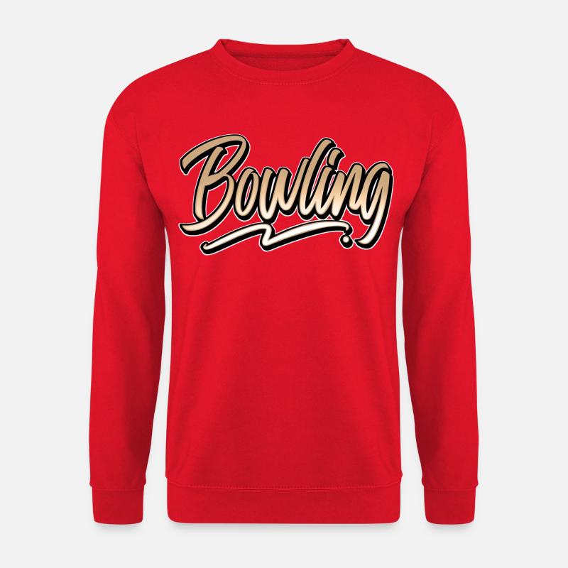 Bowling - Unisex Sweatshirt - red