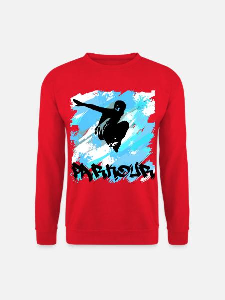 Parkour - Unisex Pullover - Rot