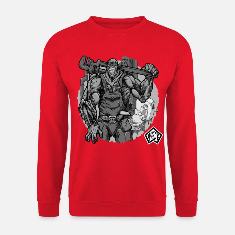Installateur, Sanitär, Sanitärmeister, Klempner - Unisex Pullover - Rot