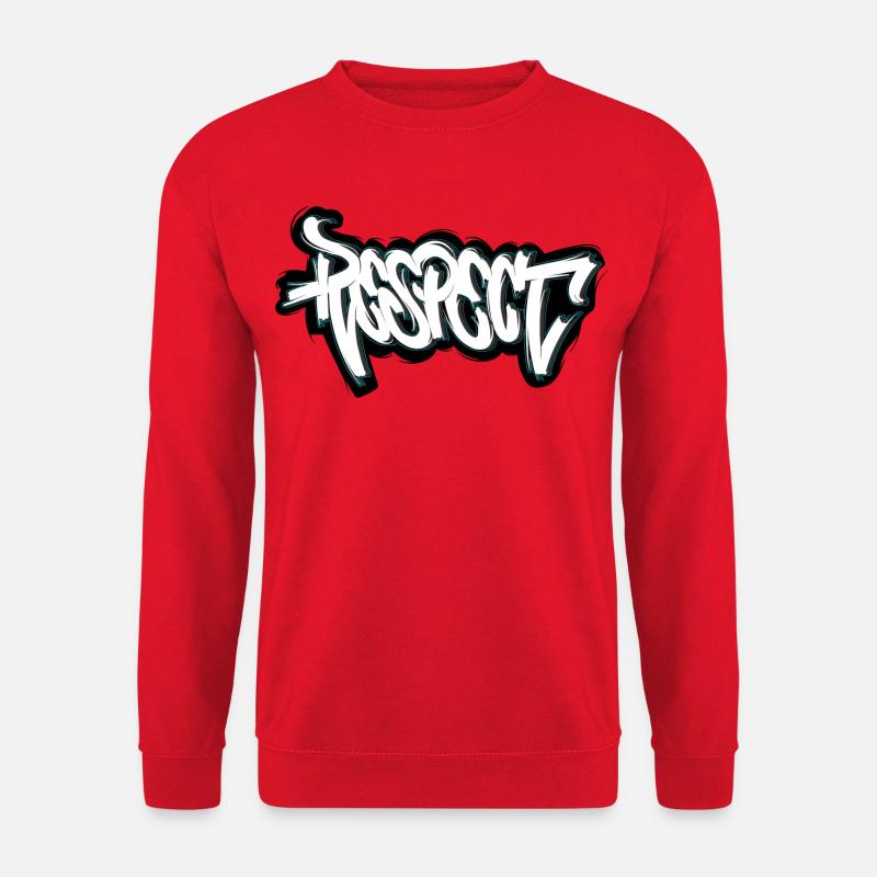 RESPECT – Street Art Power. - Unisex Pullover - Rot