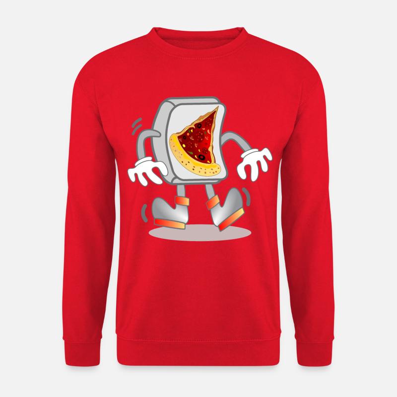 Computer - PIZZA ORDER - Unisex Sweatshirt - red