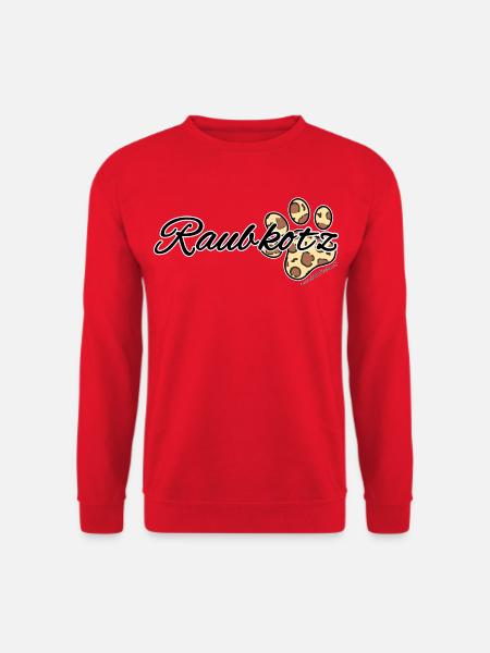 Raubkotz - Raubkatze, Österreichischer Dialekt - Unisex Pullover - Rot