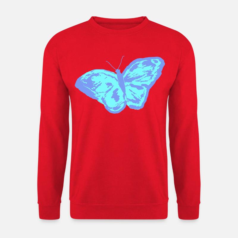 Schmetterling - Unisex Pullover - Rot