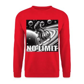 NO LIMIT - Sweat-shirt Unisexe - rouge - Devant - Alina (178cm) & Michal (187cm)