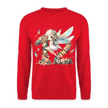 12 Jahre Fee Elfe Geburtstag Geschenk - Unisex Pullover - Rot - Vorne - Alina (178cm) & Michal (187cm)