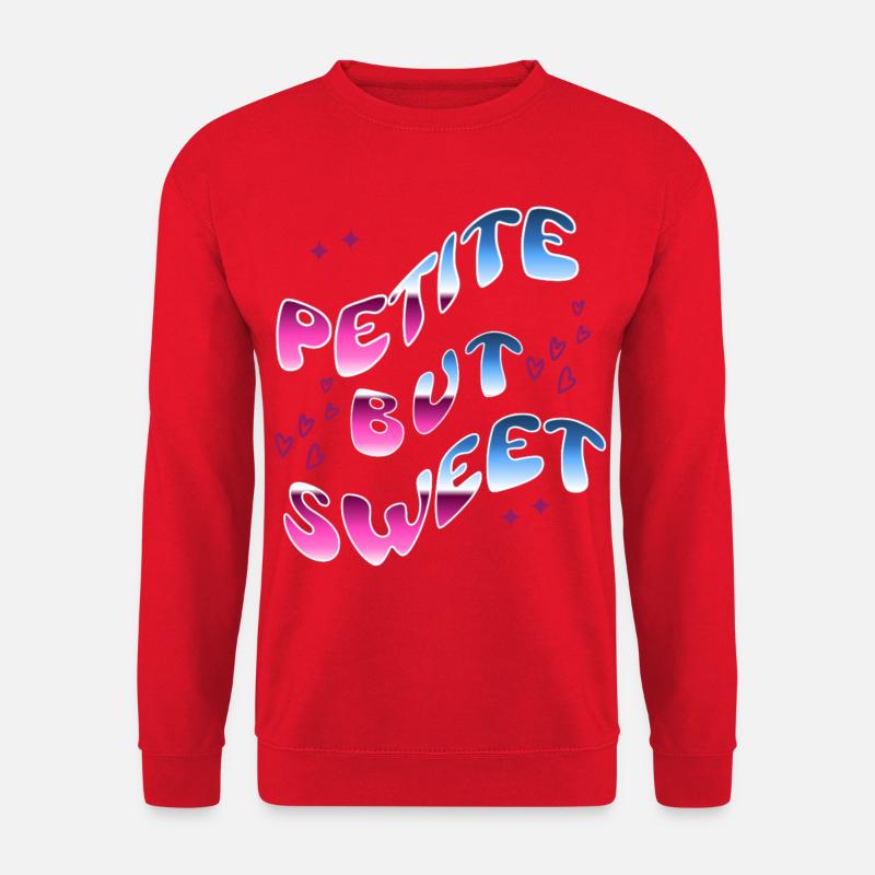 Petite but Sweet - Text Tee - Unisex Sweatshirt - red