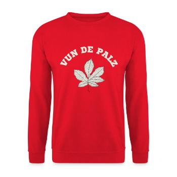 Keschde - Unisex Sweatshirt - red - Front - Alina (178cm) & Michal (187cm)