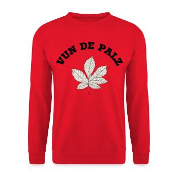 Vun de palz - Unisex Sweatshirt - red - Front - Alina (178cm) & Michal (187cm)