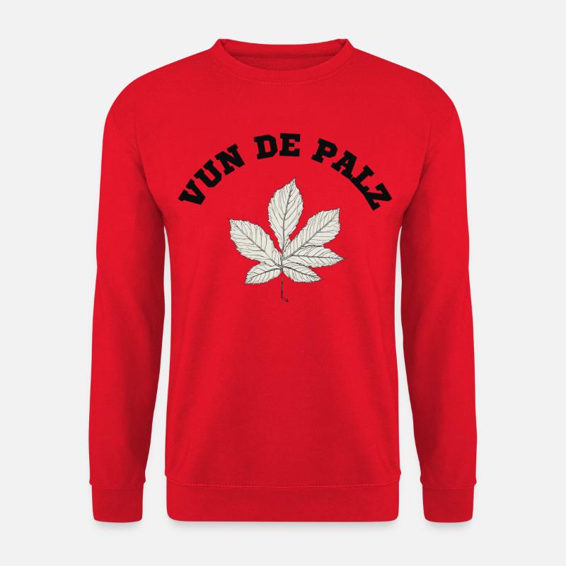 Vun de palz - Unisex Pullover - Rot