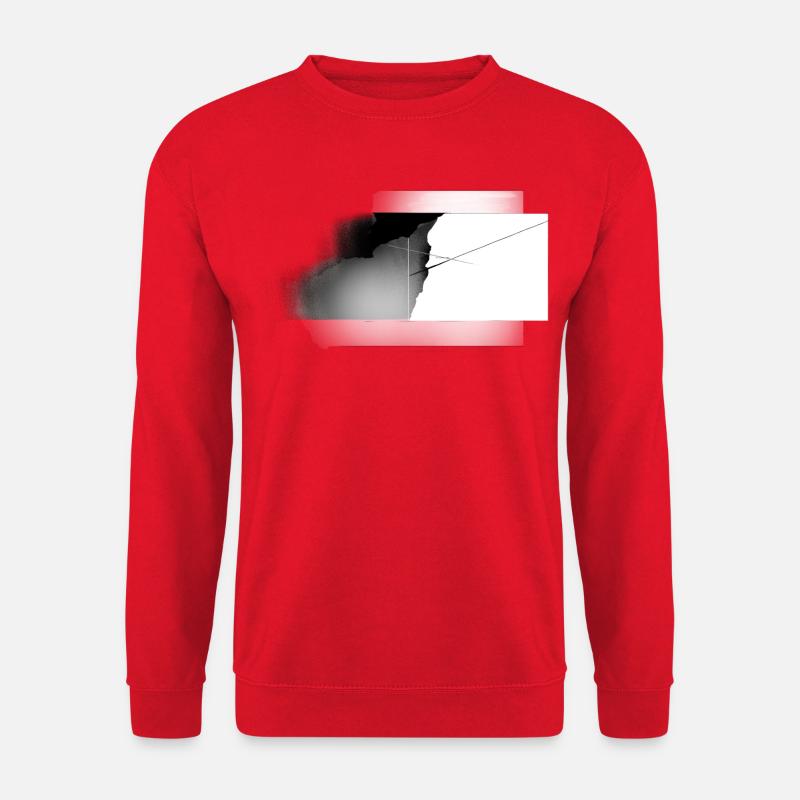 Abstrakte Kletterwand - Unisex Pullover - Rot
