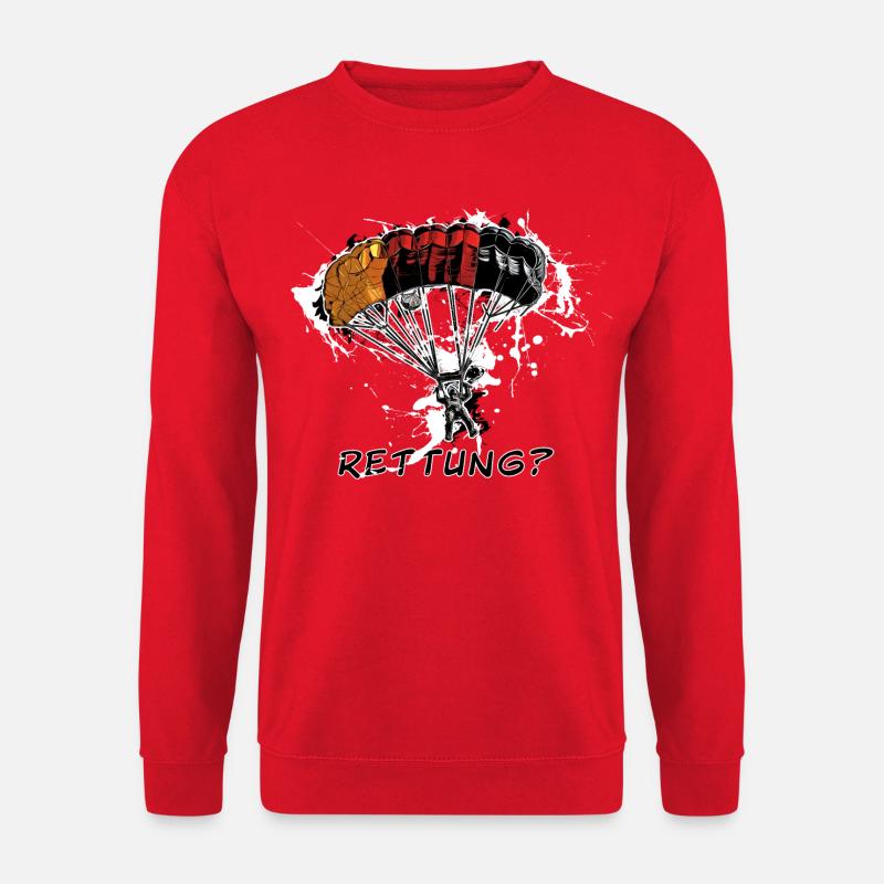 Fallschirmspringer - Unisex Pullover - Rot