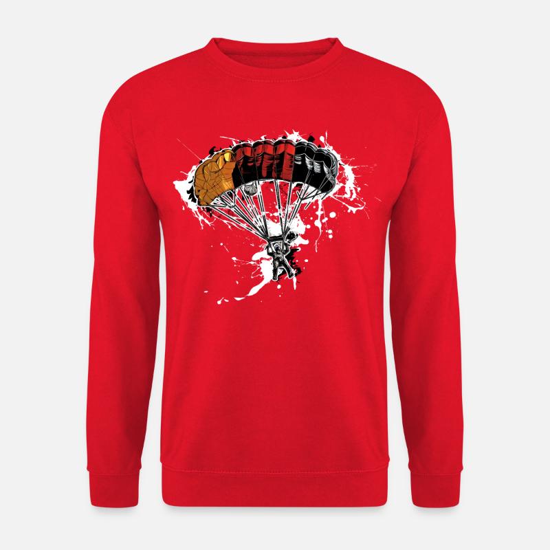 Fallschirmspringer - Unisex Pullover - Rot