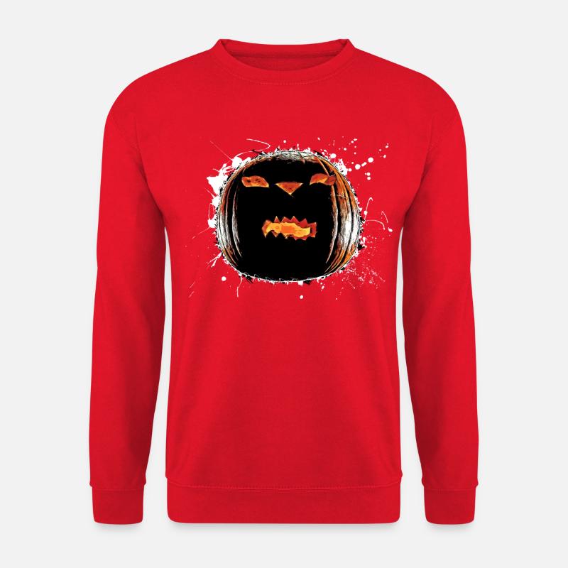 Kürbis Halloween - Unisex Pullover - Rot