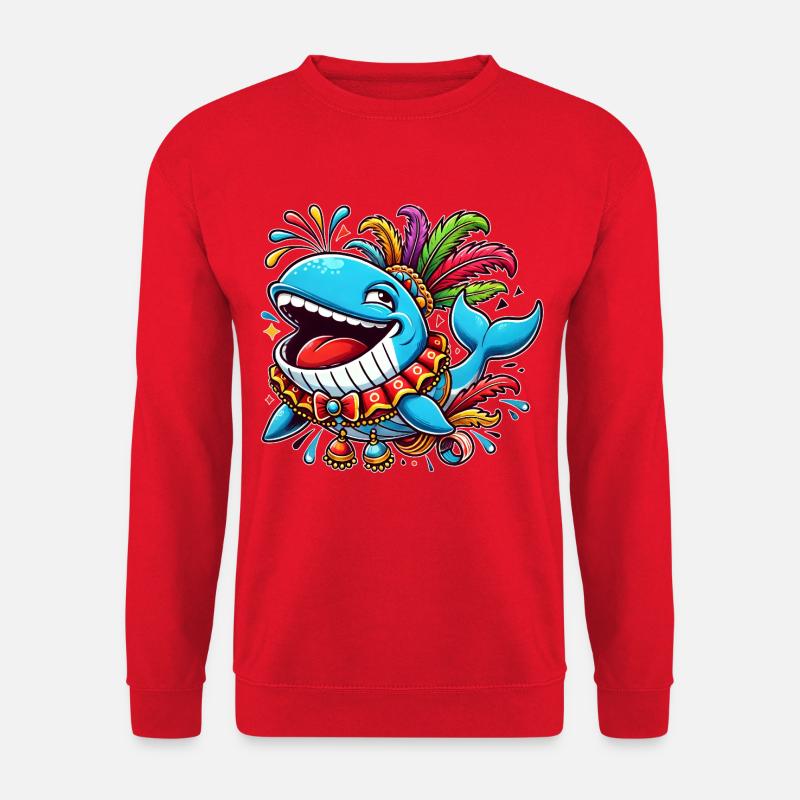 Kölner Karneval Gruppenkostüm Gruppenoutfit 2025 - Unisex Pullover - Rot