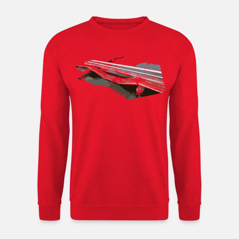 Brückeneinsturz - Unisex Pullover - Rot
