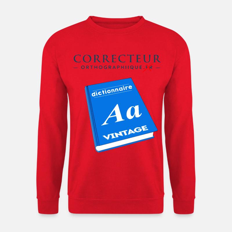 Spell checker - Unisex Sweatshirt - red