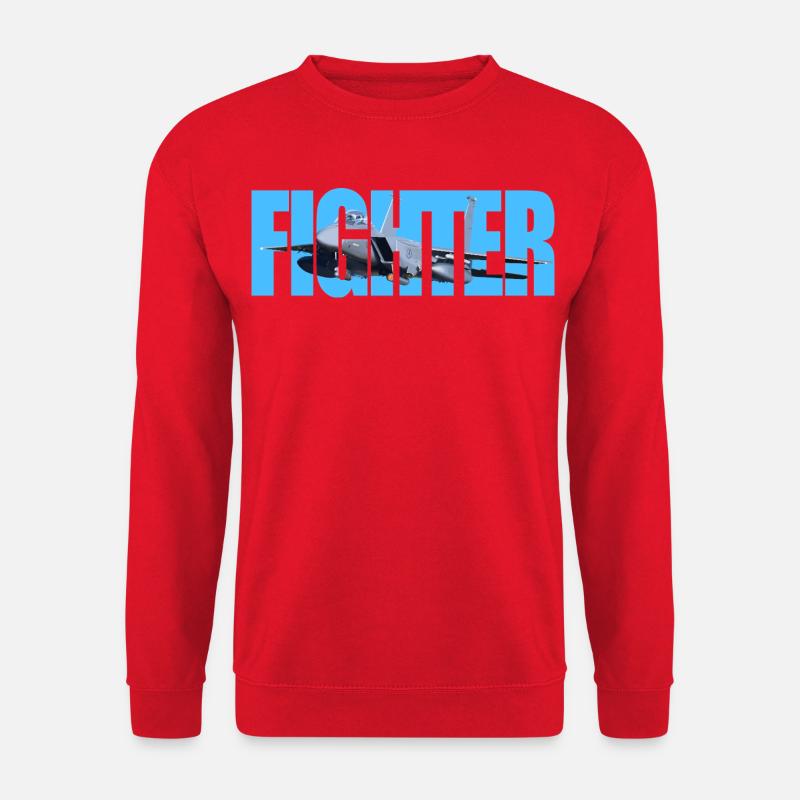 Fighter F-15 Eagle - Unisex Pullover - Rot