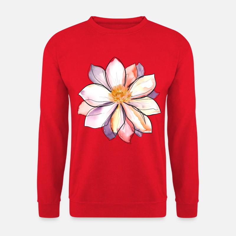 BlumeA - Unisex Pullover - Rot