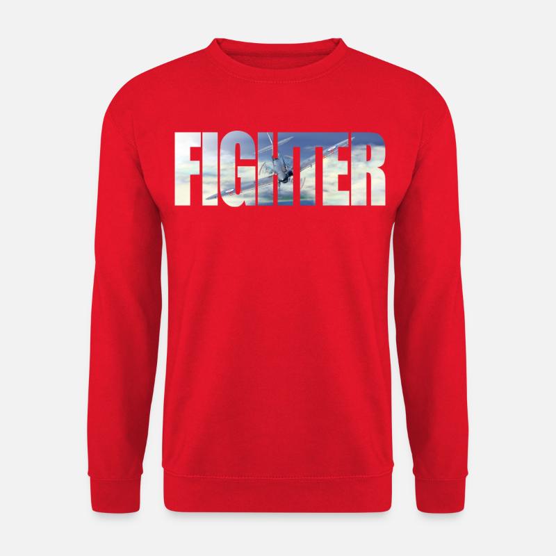 Fighter Spitfire - Unisex Pullover - Rot