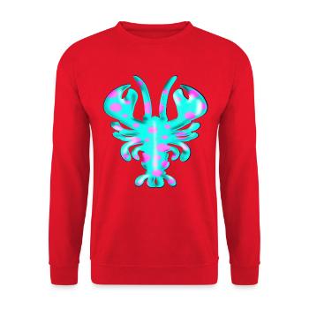 LOBSTER KRUSTENTIERE - Unisex Pullover - Rot - Vorne - Alina (178cm) & Michal (187cm)