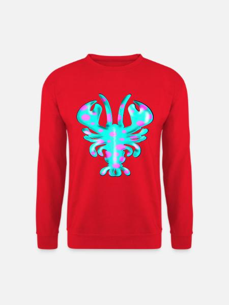 LOBSTER KRUSTENTIERE - Unisex Pullover - Rot