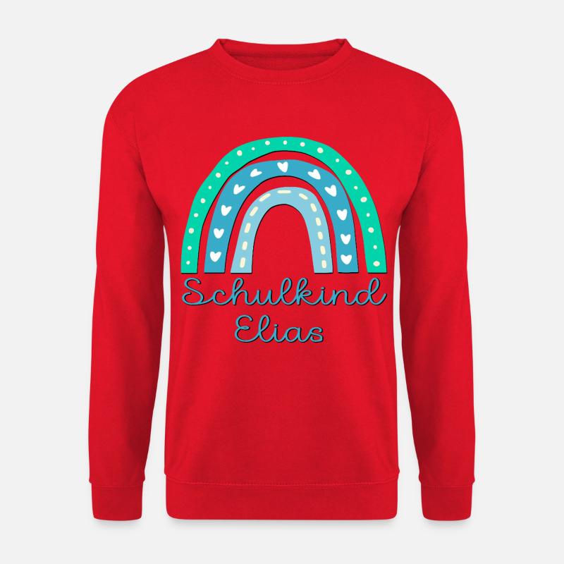 SCHULANFANG SCHULKIND ELIAS - Unisex Pullover - Rot