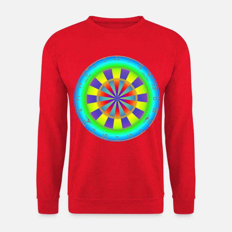 Dartboard Rainbow - Unisex Pullover - Rot