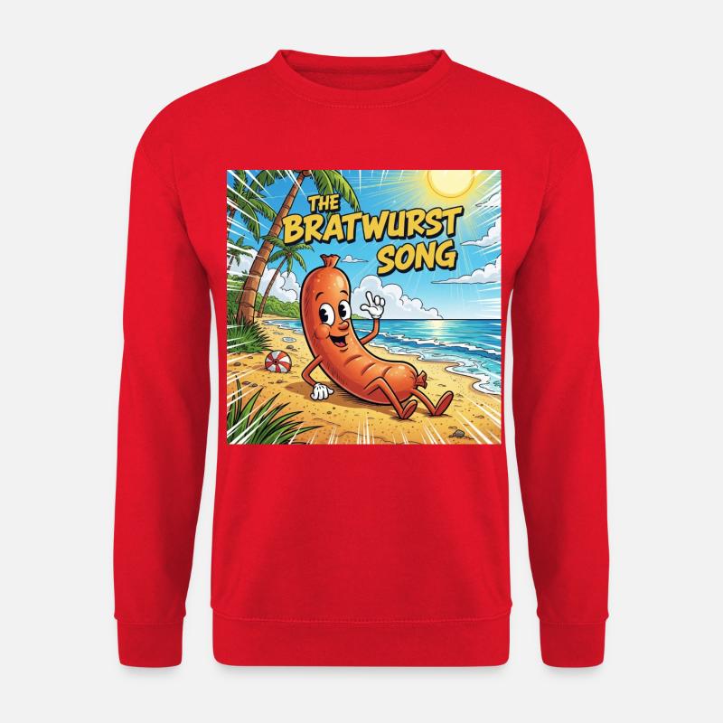 The Bratwurst Song - Unisex Pullover - Rot