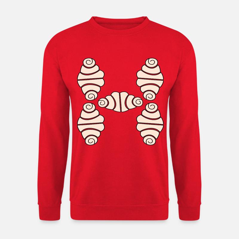 ANFANGSBUCHSTABE H FRANZBRÖTCHEN - Unisex Pullover - Rot