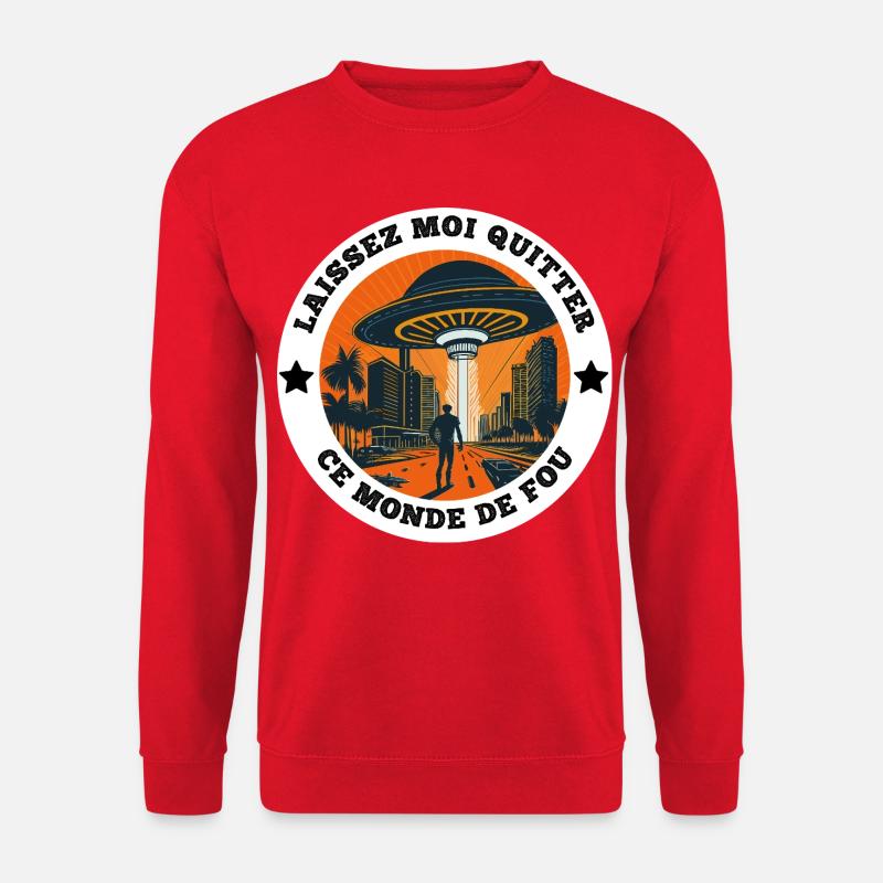 Kollege Geschenk, Arbeitspause und Burn Out - Unisex Pullover - Rot