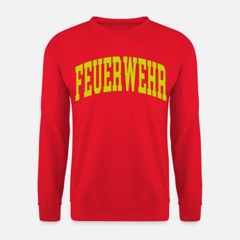 Feuerwehr - Unisex Pullover - Rot