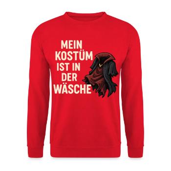 Message de lessive pour costumes d'Halloween, fête amusante - Sweat-shirt Unisexe - rouge - Devant - Alina (178cm) & Michal (187cm)