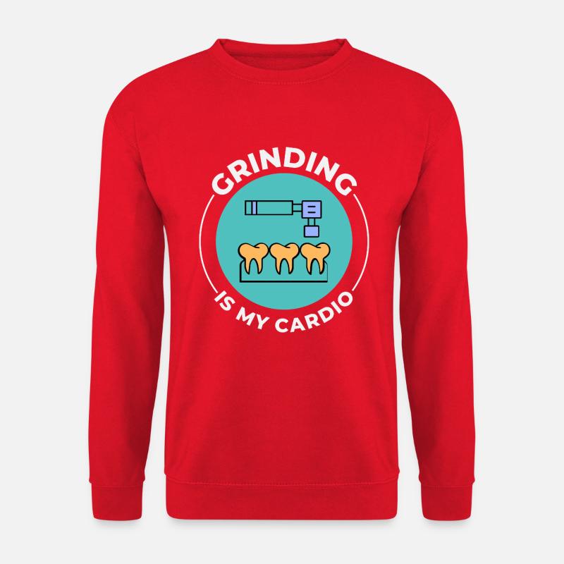  Dental Technician Craftsmanship Art  - Unisex Sweatshirt - red