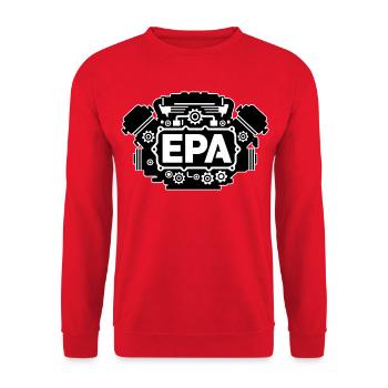EPA - Unisex Pullover - Rot - Vorne - Alina (178cm) & Michal (187cm)