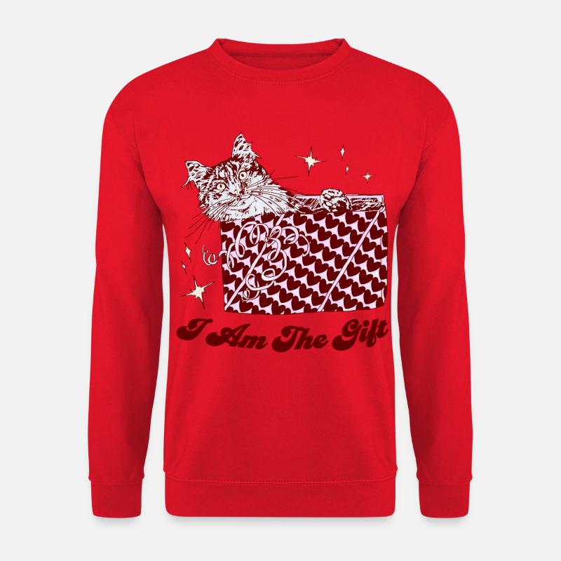ICH BIN DAS GESCHENK - Unisex Pullover - Rot