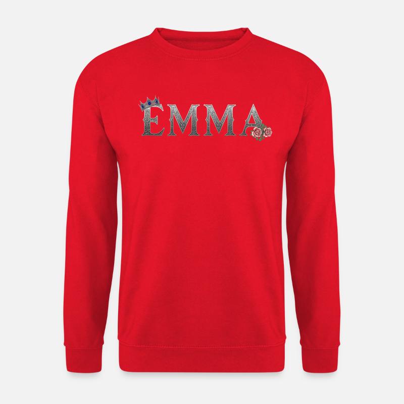 Emma Royale Rose - Unisex Pullover - Rot