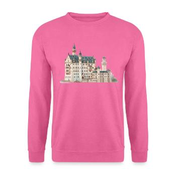 Märchenburg Neuschwanstein, Bavière, Allemagne - Sweat-shirt Unisexe - rose - Devant