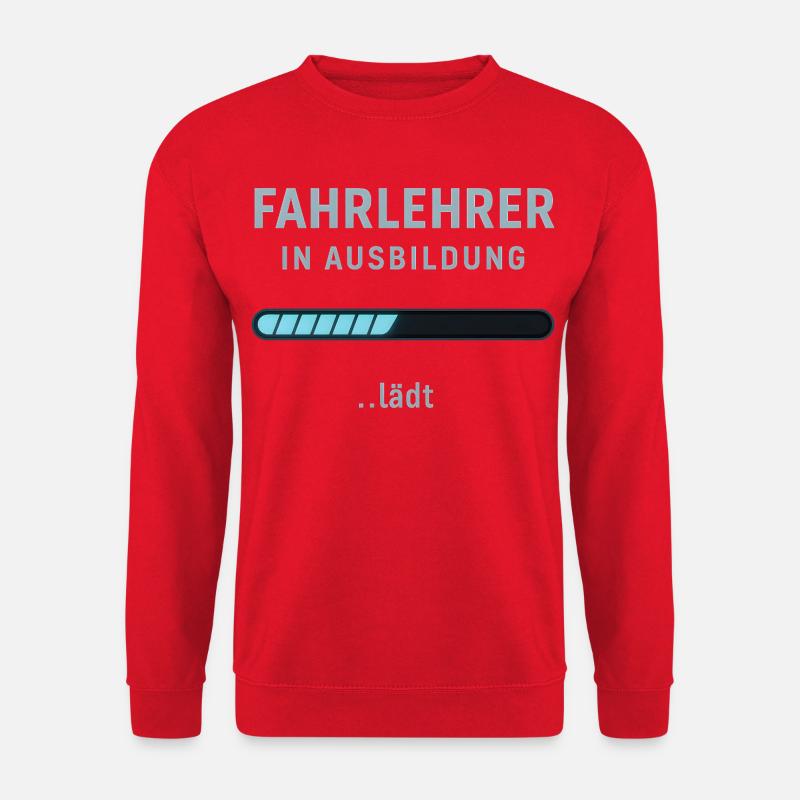 Driving instructor in training - Unisex Sweatshirt - red
