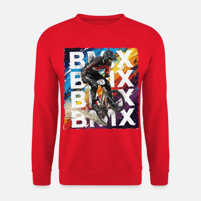 BMX  - Unisex Pullover - Rot